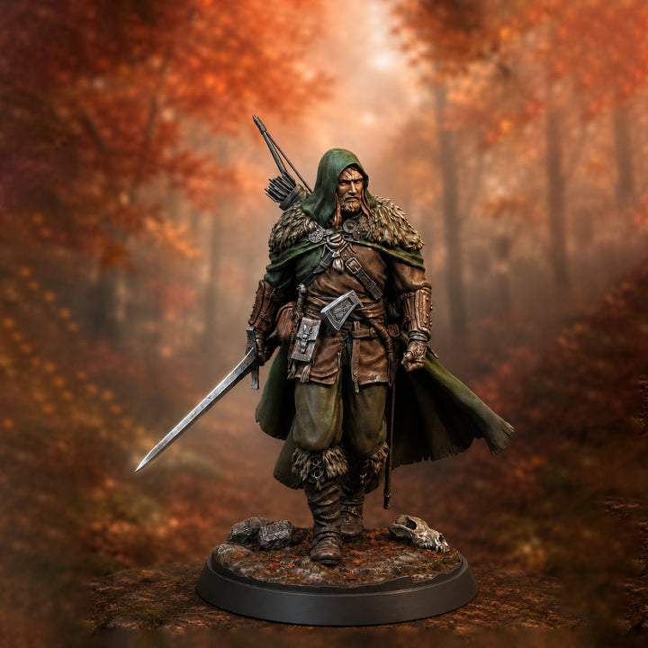 Human Ranger Miniature STL | Sword Fighter | Digital Download