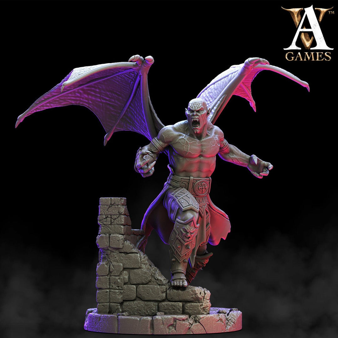 Vampire - | 32mm Scale | Vampire Miniature | Dungeons and Dragons Miniatures Undead | Pathfinder Miniatures | Vampire Figurine | Mini