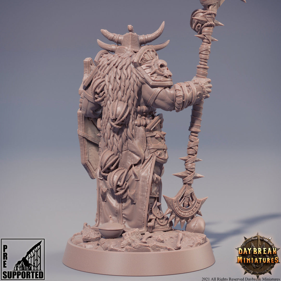 Chaos Knight Figurine| Blood Warriors | 28mm, 32mm, 75mm | Miniature | Dungeons and Dragons | Pathfinder |