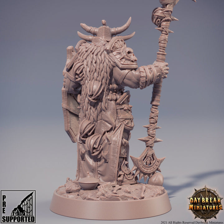 Chaos Knight Figurine| Blood Warriors | 28mm, 32mm, 75mm | Miniature | Dungeons and Dragons | Pathfinder |