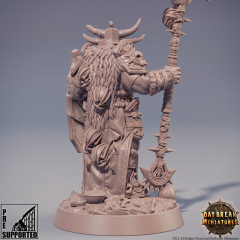 Chaos Knight Figurine| Blood Warriors | 28mm, 32mm, 75mm | Miniature | Dungeons and Dragons | Pathfinder |