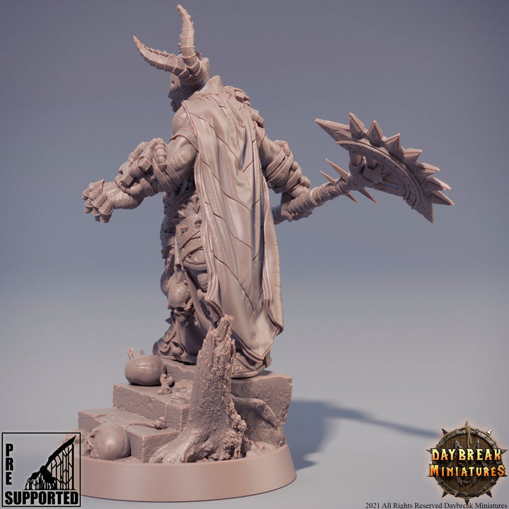 Chaos Knight | Blood Warriors | 28mm, 32mm, 75mm | Miniature | Dungeons and Dragons | Pathfinder |