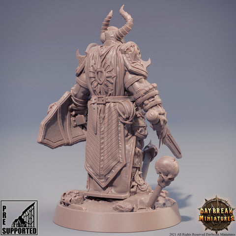 Chaos Knight | Blood Warriors | 28mm, 32mm, 75mm | Miniature | Dungeons and Dragons | Pathfinder |