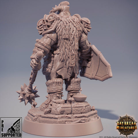 Chaos Knight | Blood Warriors | 28mm, 32mm, 75mm | Miniature | Dungeons and Dragons | Pathfinder |