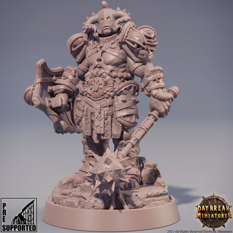 Chaos Knight | Blood Warriors | 28mm, 32mm, 75mm | Miniature | Dungeons and Dragons | Pathfinder |