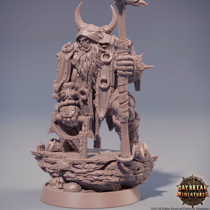 Half-orc Druid | Orc Shaman| Cleric | Miniature | Megaboss | Dungeons and Dragons | 28mm | 32mm | Pathfinder |