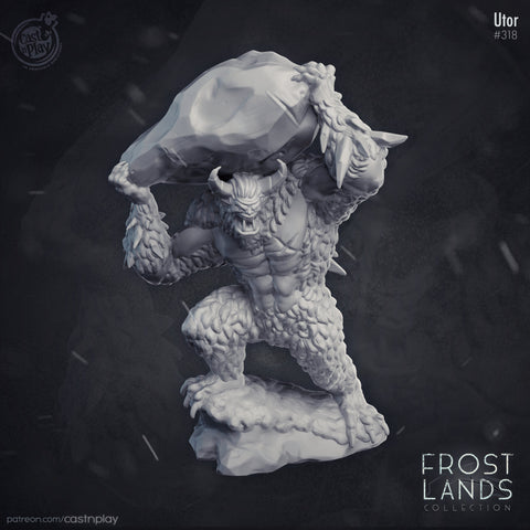 Yeti | 28mm and 32mm Scale | Yeti Miniature | Dungeons and Dragons Miniatures | Pathfinder Miniatures | Figurine | DnD Mini |