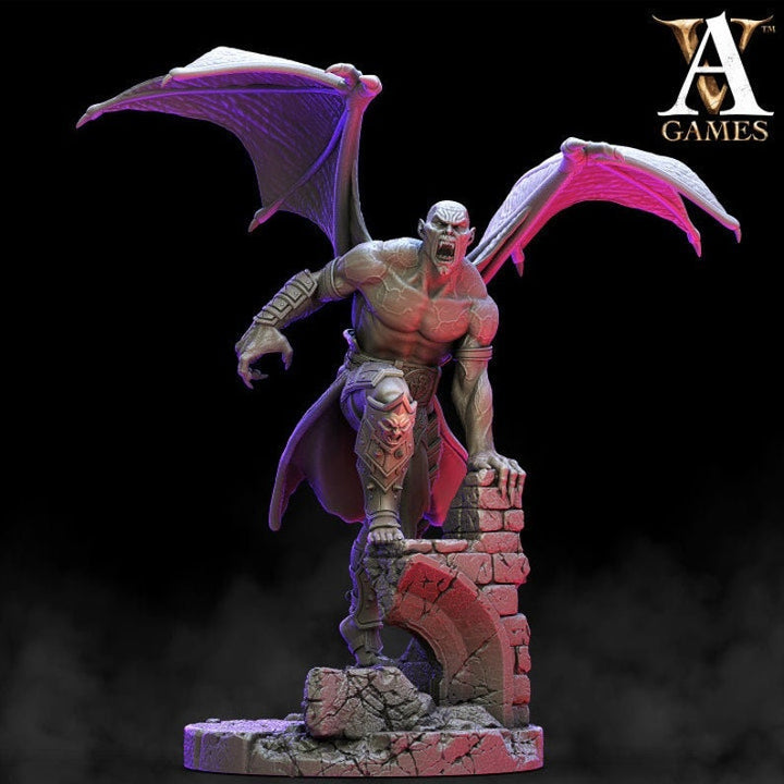Vampire - | 32mm Scale | Vampire Miniature | Dungeons and Dragons Miniatures Undead | Pathfinder Miniatures | Vampire Figurine | Mini
