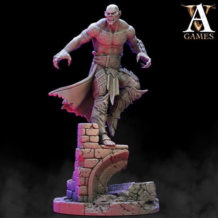 Vampire w/wings and No Wings- | 32mm Scale | Vampire Miniature | Dungeons and Dragons Miniatures Undead | Pathfinder Miniatures | Dnd Mini |