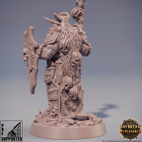 Chaos Knight Figurine| Blood Warriors | 28mm, 32mm, 75mm | Miniature | Dungeons and Dragons | Pathfinder |