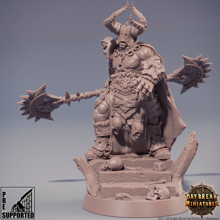 Chaos Knight | Blood Warriors | 28mm, 32mm, 75mm | Miniature | Dungeons and Dragons | Pathfinder |