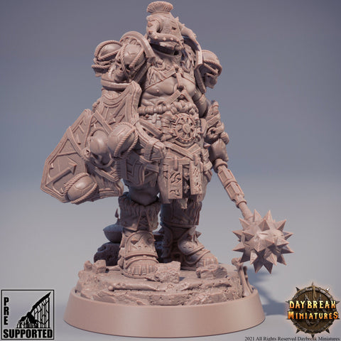 Chaos Knight | Blood Warriors | 28mm, 32mm, 75mm | Miniature | Dungeons and Dragons | Pathfinder |