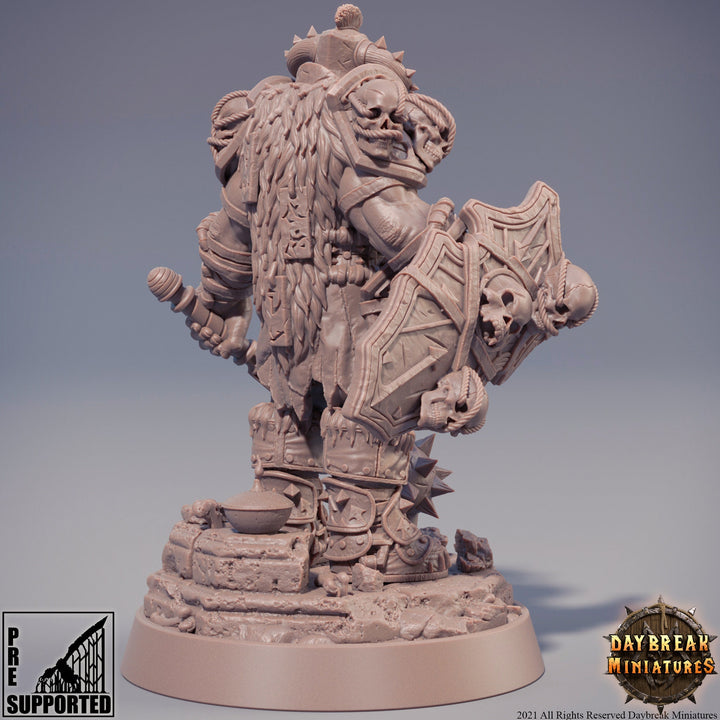 Chaos Knight | Blood Warriors | 28mm, 32mm, 75mm | Miniature | Dungeons and Dragons | Pathfinder |