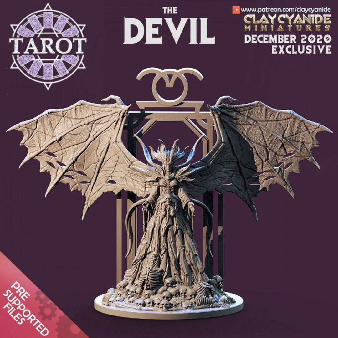 Female Devil | 55mm -- 28mm , 32 mm Scale | Resin Miniature | Dungeons and Dragons | Pathfinder Miniatures | DnD 5e | Figure Role Playing