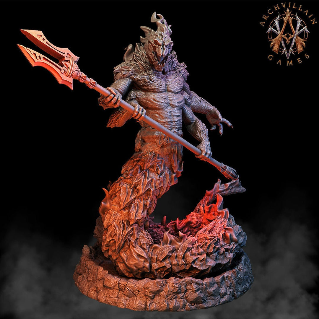Salamander Noble | 32mm scale 70mm | 28mm scale 60mm | Dungeons and Dragons Resin miniature | 3d printed |Unpainted Figure |
