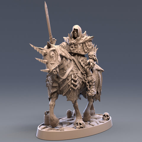 Elite Vampire Cavalry. Blood Knights | Mounted Vampire Miniature | 28mm Scale | 32mm Scale | 75mm Scale | Pathfinder | DnD | Strahd