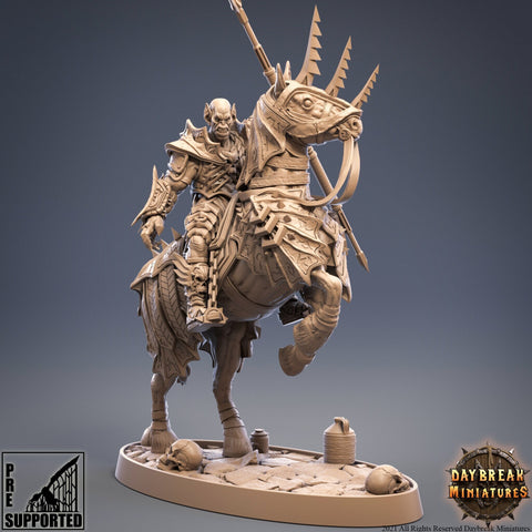 Elite Vampire Cavalry. Blood Knights Proxy | Mounted Vampire Miniature | 28mm Scale | 32mm Scale | 75mm Scale | Pathfinder | DnD | Strahd