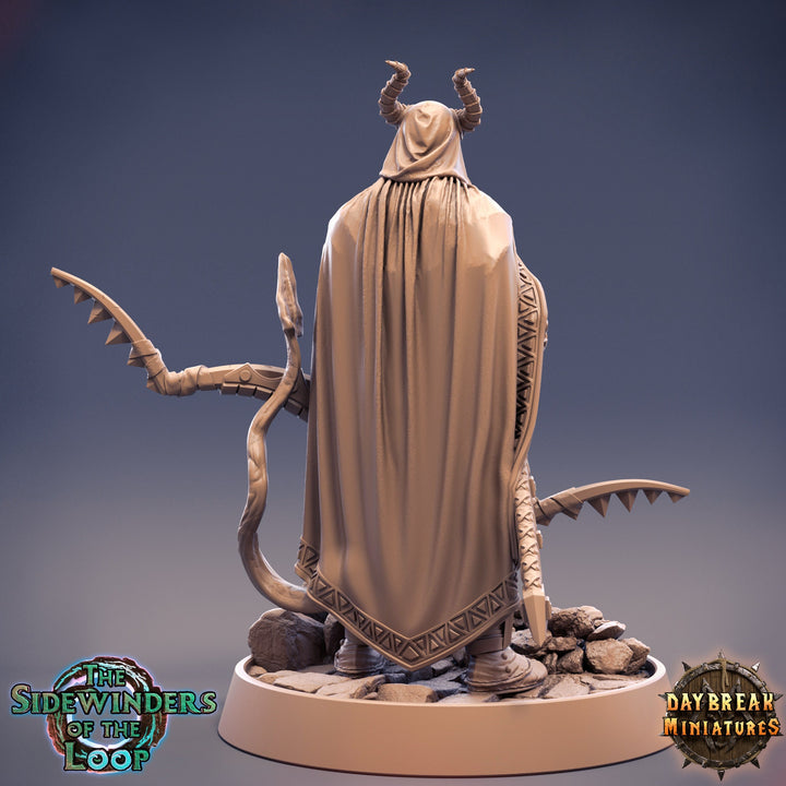 Tiefling Ranger Fighter Battle Master Archer Sharpshooter | 28mm, 32mm,75mm, Scale Resin Miniature | D&amp;D | Pathfinder |