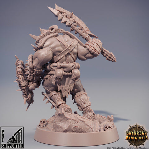 Beastman - Minotaur -Yakfolk | 28mm, 32mm,54mm,75mm, 100mm Scale Resin Miniature | Dungeons and Dragons Miniatures | Pathfinder |