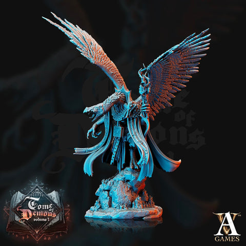Demon Lord | 180mm | Wingspan 170mm | Dungeons and Dragons | Archvillain Games | Miniatures Wargames