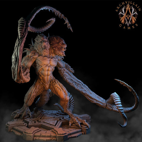 Demogorgon 138mm | Demon Lord | 3d printed model figure | Out of the Abyss | Demon Prince | Dungeons and Dragons | Pathfinder | DnD 5e |