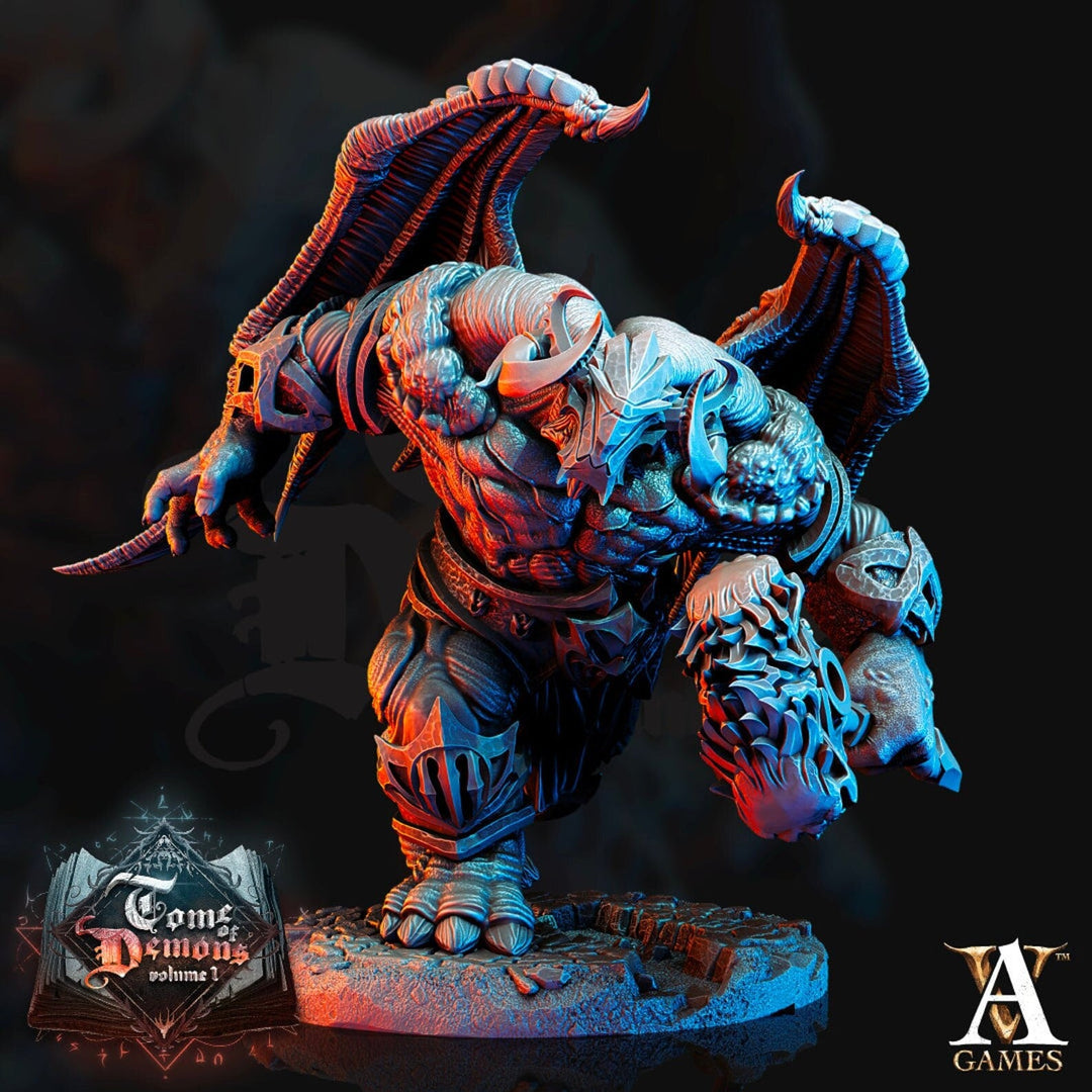 Demon Lord | Daemon Prince | 75mm | Out of the Abyss | Demons | Dungeons and Dragons | Archvillain Games |
