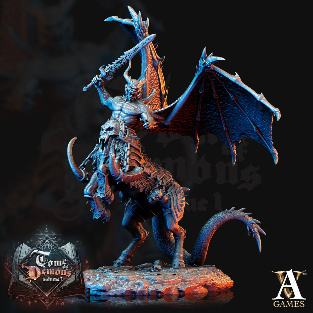 Armanite | Decataurs | Demon Lord | 28mm/32mm scale | 75mm Tall | Out of the Abyss | Dungeons and Dragons |