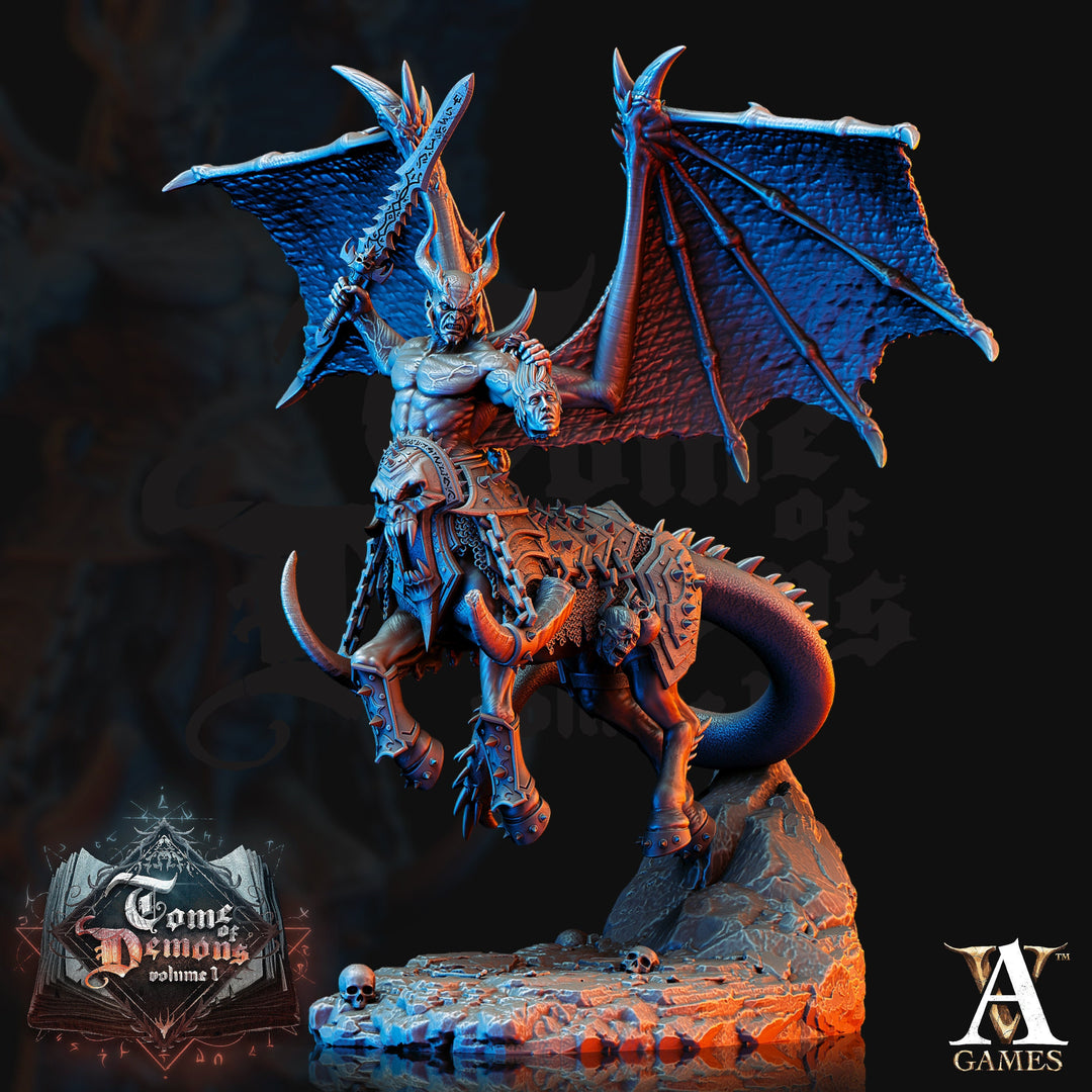 Armanite | Decataurs | Demon Lord | 28mm/32mm scale | 75mm Tall | Out of the Abyss | Dungeons and Dragons |