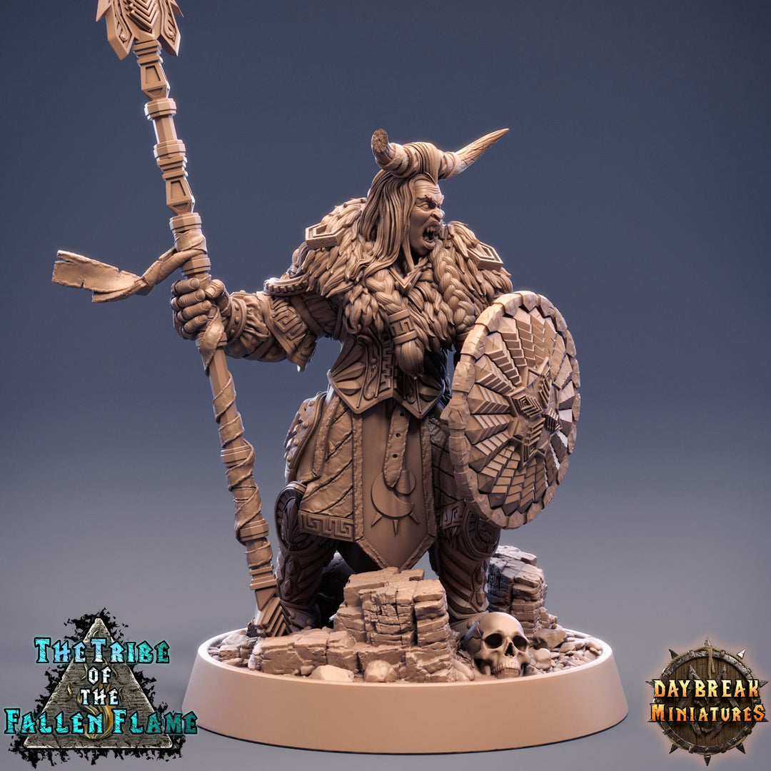 Female Hobgoblin Fighter Warrior| 28mm, 32mm, 75mm Scale Resin Miniature | Dungeons and Dragons | Daybreak Miniatures