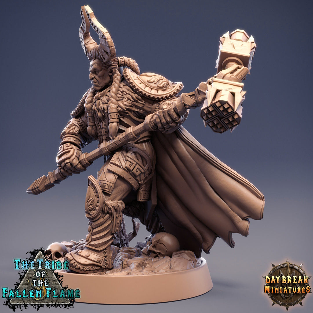Hobgoblin Fighter Warrior Barbarian| 28mm, 32mm, 75mm Scale Resin Miniature | Dungeons and Dragons | Daybreak Miniatures