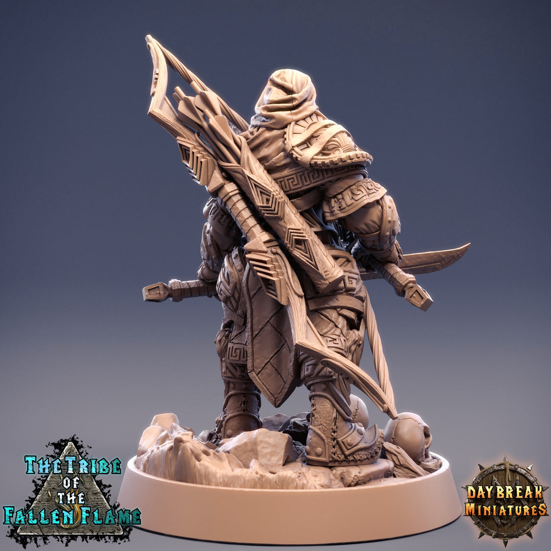 Rogue Assassin Ranger | 28mm, 32mm, 75mm Scale Resin Miniature | Dungeons and Dragons | Daybreak Miniatures