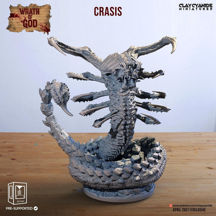 Grick Alpha -Ankheg 3 sizes 100mm,75mm,50mm | Resin Miniature | Dungeons and Dragons | Pathfinder Miniatures | DnD 5e | Figure Role Playing