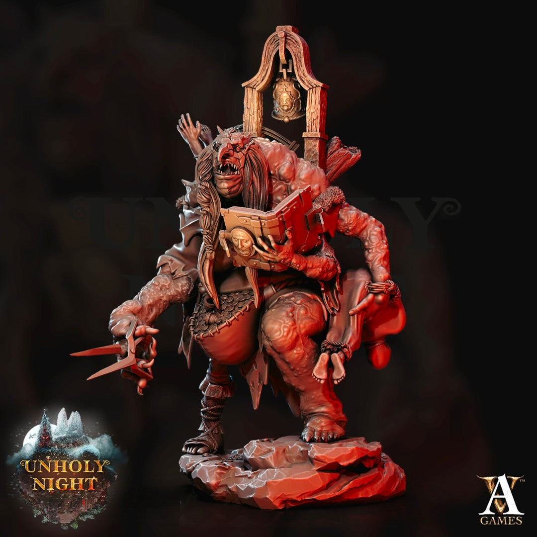 Troll, Ogre, Annis Hag, Night Hag 75mm tall | 28mm scale (40mm), 32mm scale(55mm) | Dungeons and Dragons | DnD 5e |