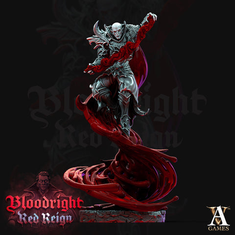 Vampire Count Evil Bloodcloaks | 28mm, 32mm, 75mm Scale | Undead Dungeons and Dragons 5e Miniatures | Pathfinder | Archvillain games