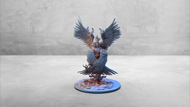 Cherubim Angel Celestial | 28mm, 32mm Scale | Resin Miniature | Dungeons and Dragons | Pathfinder | D&amp;D 5e | Clay Cyanide