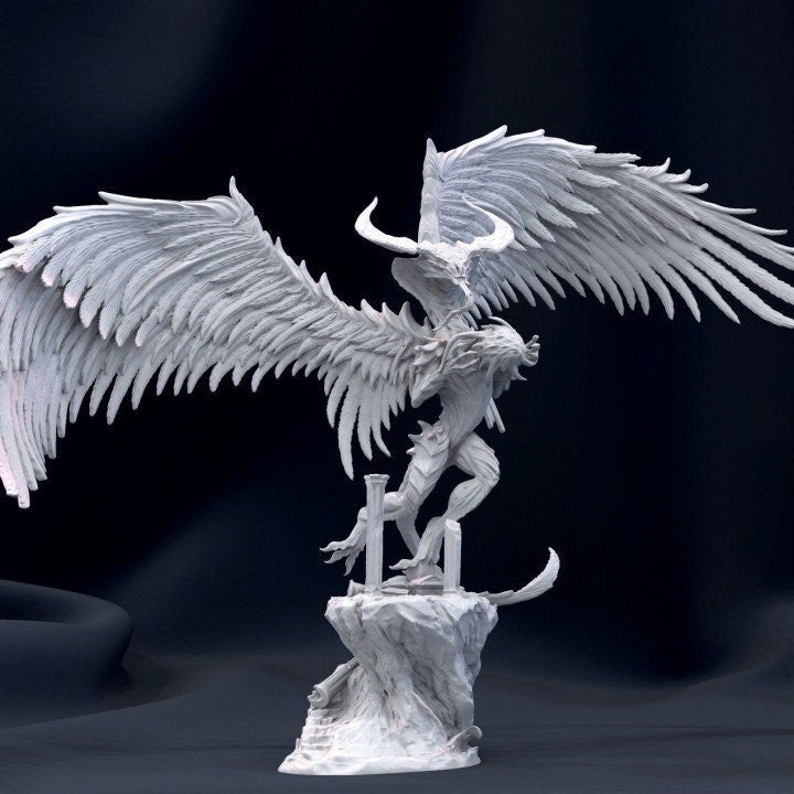 Ungin The Spirit Dragon miniature | Available in Mature & Ancient sizes 345mm Wingspan| Dragon Statue | Figurine | Dungeons and Dragons