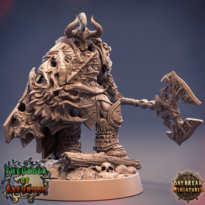 Oathbreaker Paladin Chaos Knight Unpainted Miniature | 28mm, 32mm,54mm 75mm Scales | Dungeons and Dragons | Pathfinder | Daybreak Miniatures