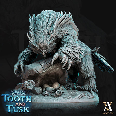 Owlbear Dnd 5e Monstrosity Miniature | 3 Poses Available in Large, Huge, Gargantuan Size | Dungeons and Dragons | Archvillain Games mini