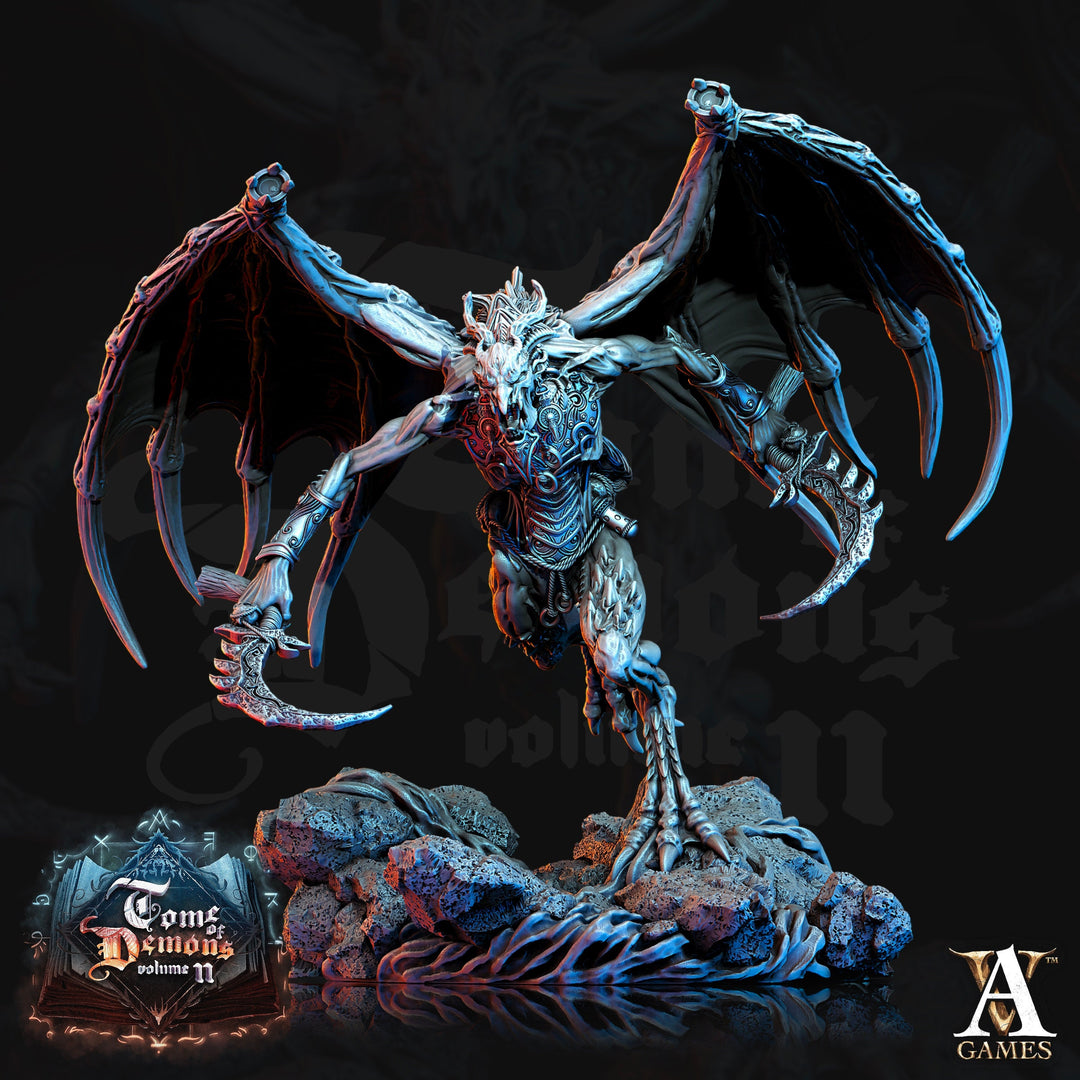 Tanar'ri Vrok Demon - Horned Devil | 80mm tall | 28mm & 32mm, 75mm Scale | Out of the Abyss | Dungeons and Dragons| DnD 5e