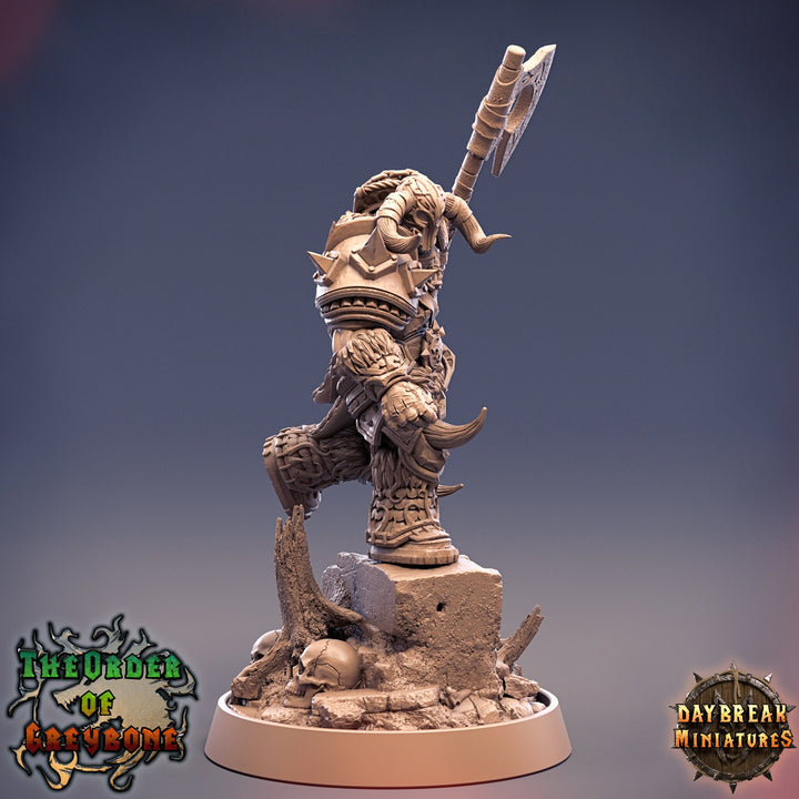 Oathbreaker Paladin Chaos Knight Unpainted Miniature | 28mm, 32mm, 75mm Scales | Dungeons and Dragons | Pathfinder | Daybreak Miniatures