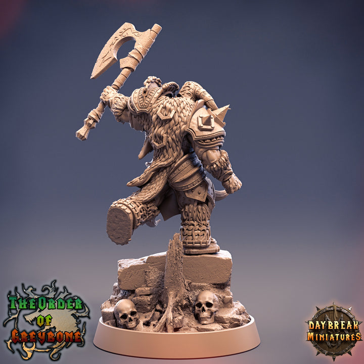 Oathbreaker Paladin Chaos Knight Unpainted Miniature | 28mm, 32mm, 75mm Scales | Dungeons and Dragons | Pathfinder | Daybreak Miniatures