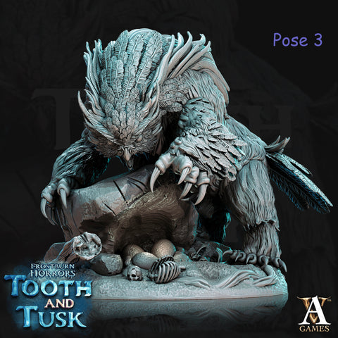 Owlbear Dnd 5e Monstrosity Miniature | 3 Poses Available in Large, Huge, Gargantuan Size | Dungeons and Dragons | Archvillain Games mini