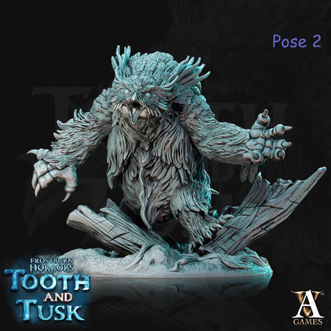 Owlbear Dnd 5e Monstrosity Miniature | 3 Poses Available in Large, Huge, Gargantuan Size | Dungeons and Dragons | Archvillain Games mini