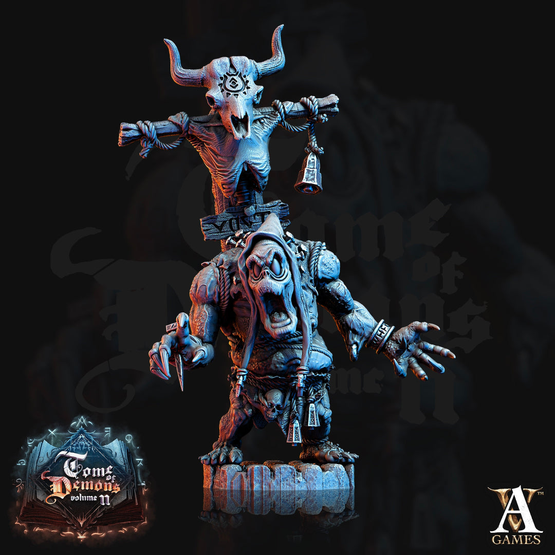 Undead Spawn, Demon Slave Minion | 28mm, 32mm, 75mm Scale | Undead Dungeons and Dragons 5e Miniatures | Pathfinder | Archvillain games