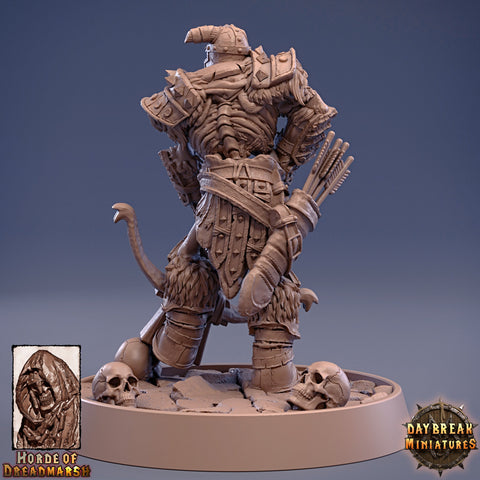 Skeleton Lord with Crossbow | Undead | D and D| 28mm, 32mm, 54mm, 75mm,100mm | Pathfinder | Figure for Painting| Daybreak