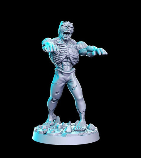 Zombie Undead | Dungeons and Dragons DnD5e | 28mm, 32mm 75mm | Pathfinder Figure for Painting| RN Estudio