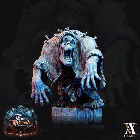 Undead Spawn, Demon Slave Minion | 28mm, 32mm, 75mm Scale | Undead Dungeons and Dragons 5e Miniatures | Pathfinder | Archvillain games
