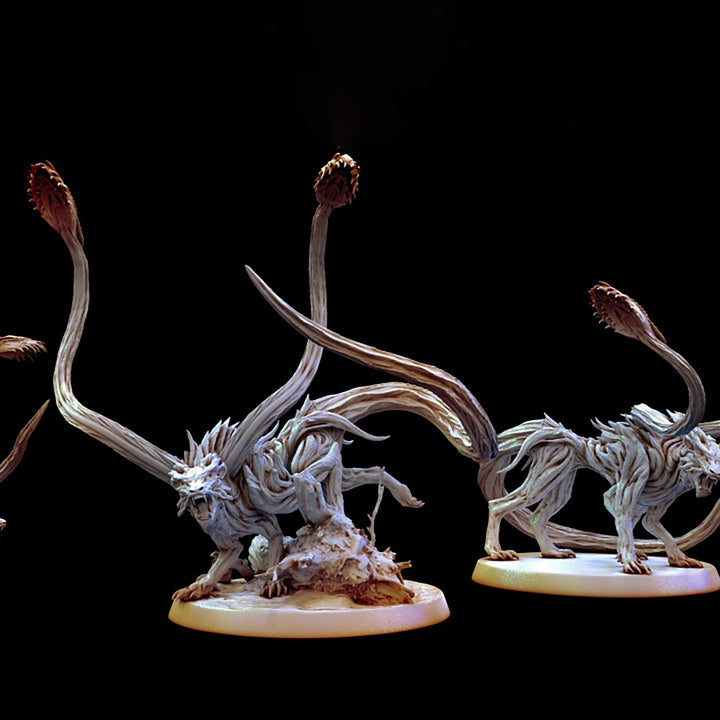 Forest Displacer Beast Dungeons and Dragons Miniature Available: 28mm, 32mm 75mm Scale |- Minis - D&amp;D 5e Desert | Mini Monster Mayhem