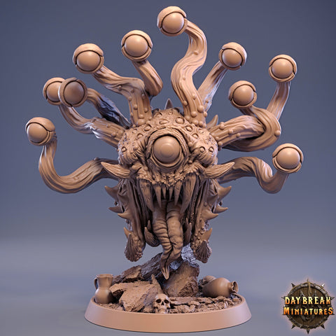 Beholder, Eye Tyrant, Sphere of many Eyes, D&D 5e Resin Miniature | 28mm, 32mm, 75mm Scales | Pathfinder | DnD | Daybreak Miniatures
