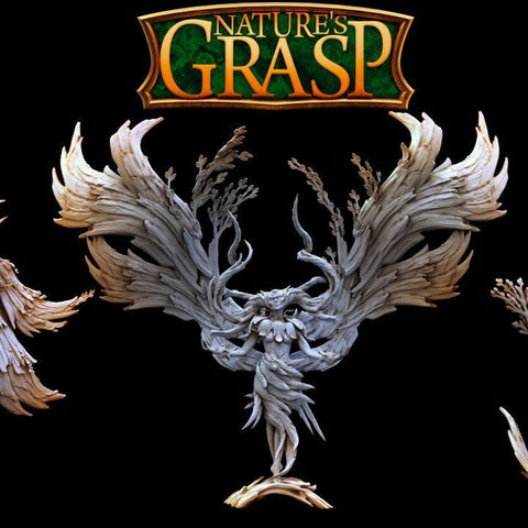 Dryad Forest Angel | Dungeons and Dragons Miniature Available: 28mm, 32mm 75mm Scale |- Minis - D&D 5e Desert | Mini Monster Mayhem